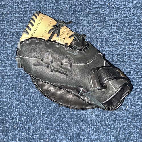 Black High School/College First Base Power close 12" Baseball Glove