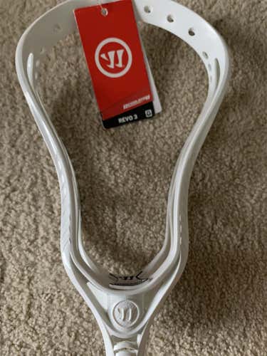White New Defense Unstrung Revo 3 Head