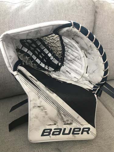 White Senior Regular Supreme 2S Pro Stock White W Blue Trim
