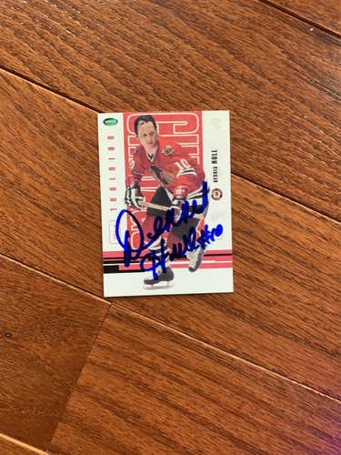 Dennis Hull Autographed Hockey Card