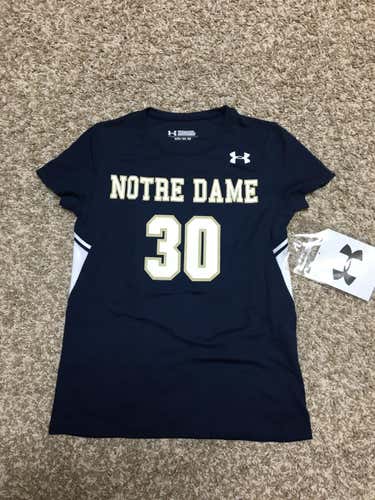Under Armour Notre Dame Fighting Lacrosse Jersey Youth Medium