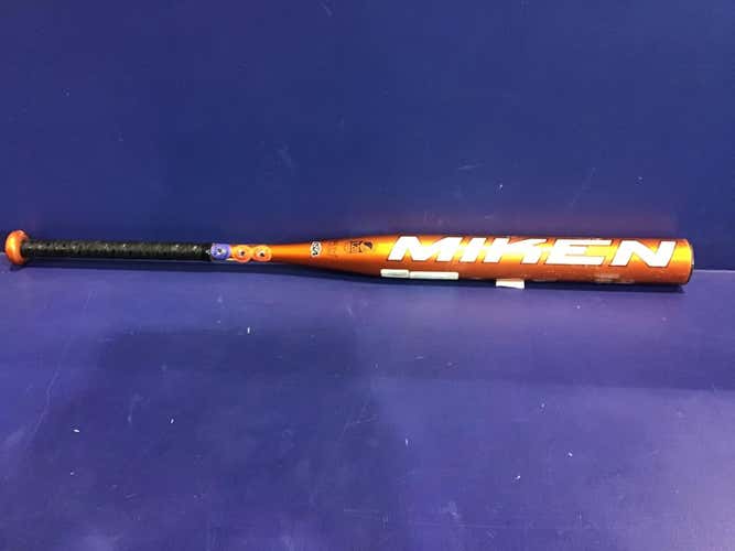 Orange Used Adult 2016 Miken Composite Psycho Bat 27 oz 34"