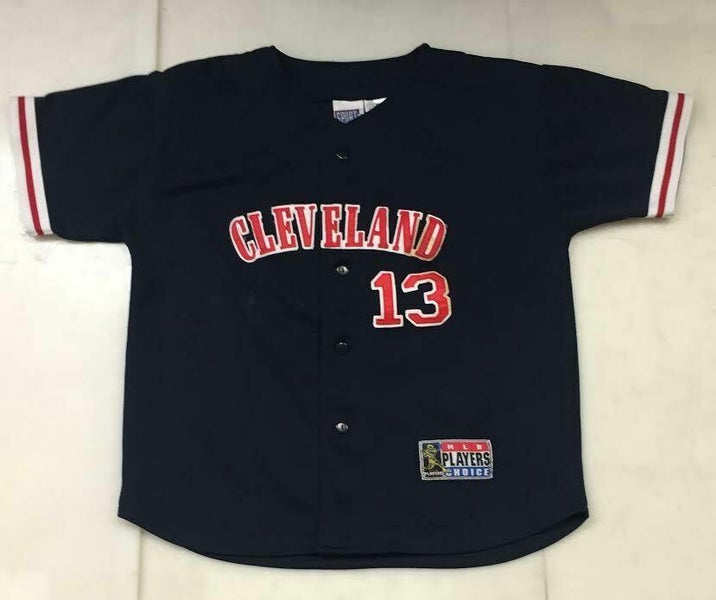 Vintage Cleveland Indians Jersey Omar Vizquel Mens Large Starter MLB  Baseball