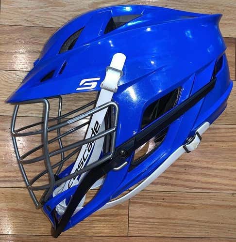 NWOT or barely used Cascade S. Royal Blue, Chrome cage, white strap. osfm 2/21 mfg date. near mint