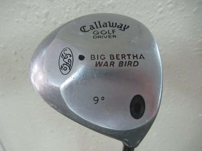 CALLAWAY BIG BERTHA WAR BIRD 9* DRIVER FACTORY RCH 96 FIRM FLEX GRAPHITE