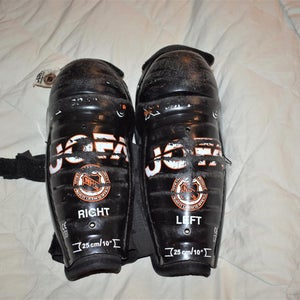 Jofa JDP Hyper-X Hockey Shin Pads, Black, 10 Inches
