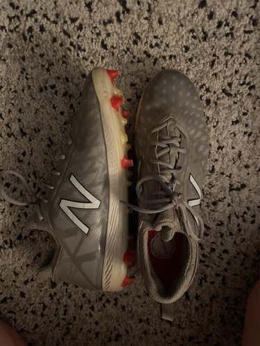 Gray Men's Molded Cleats Low Cut