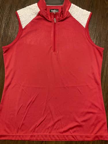 Greg Norman Sleeveless Womans Golf Top Size Large
