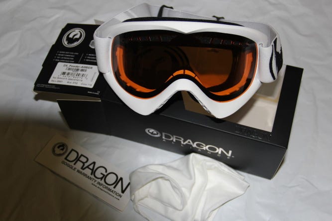 Dragon DX Ski snowboard Goggles   NEW buy from Dragon Dealer powder/amber