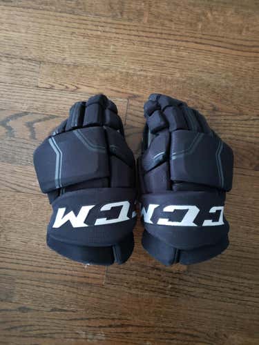 Black New CCM HGQL Gloves 14" Pro Stock