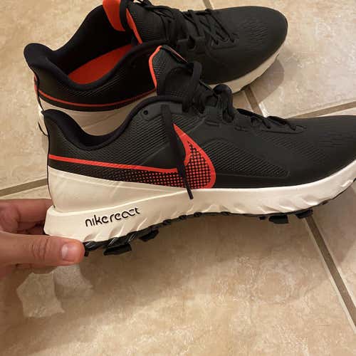 Nike React infinity Pro Golf Shoes Men’s Size 11, Black With Red