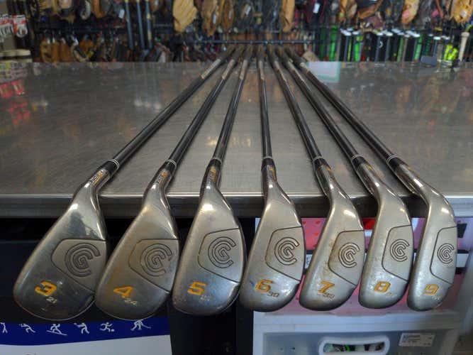 Used Cleveland Hibore 3i-9i Graphite Regular Golf Iron Or Hybrid Sets