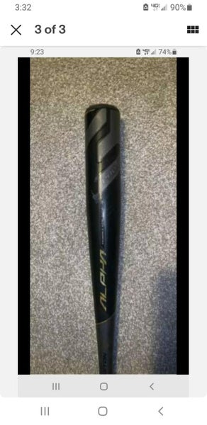 Used High School/College BBCOR Certified 2019 Easton Alloy Project 3 Alpha Bat (-3) 29 oz 32"