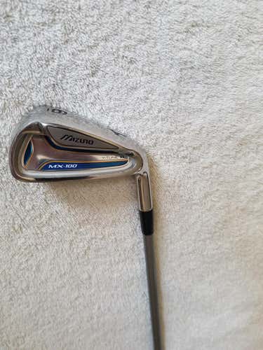 Used Men's Mizuno Right Handed 6 Iron MX 100 Regular Flex Graphite Shaft