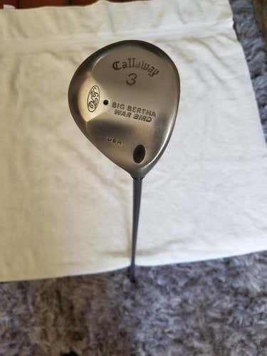 Used Men's Callaway Right Handed Big Bertha War Bird Fairway Wood Regular Flex 3 Wood