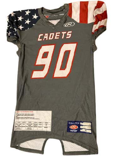 New Rawlings Vapor Fusion US Army Cadets Stars and Stripes Youth Football Jersey