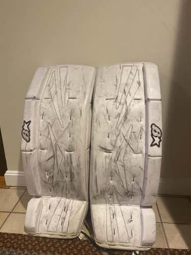 White Intermediate 29" Brian's NetZero Goalie Leg Pads
