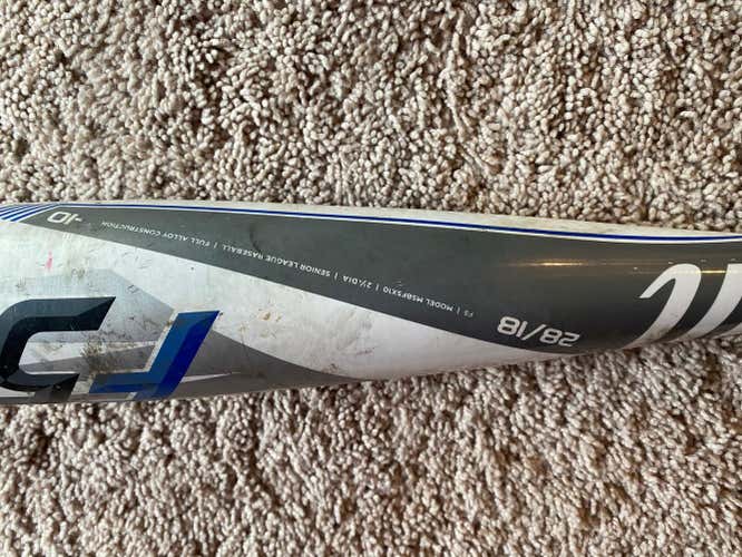 Used Kid Pitch (9YO-13YO) USSSA Certified 2019 Marucci Alloy F5 Bat (-10) 18 oz 28"