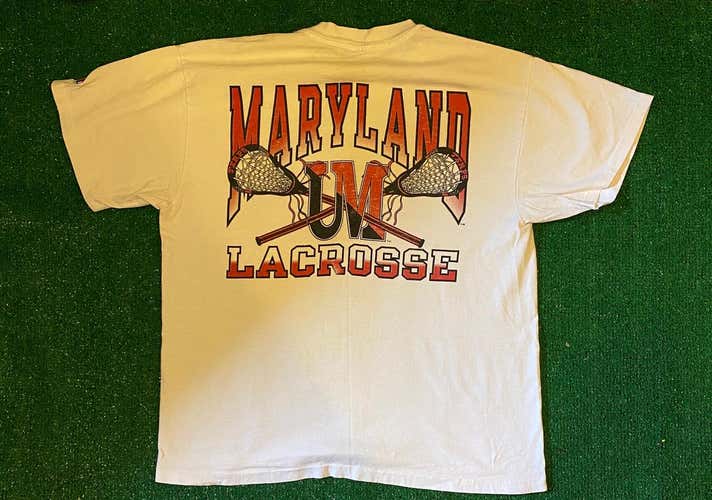 Vintage Champion Maryland Lacrosse Shirt (large)