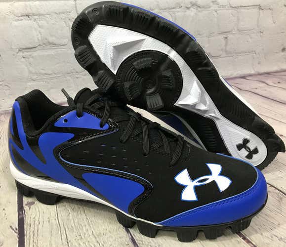 NEW Under Armour Men’s Leadoff RM Symthetic Baseball Cleats Blue Size 9.5 NWB