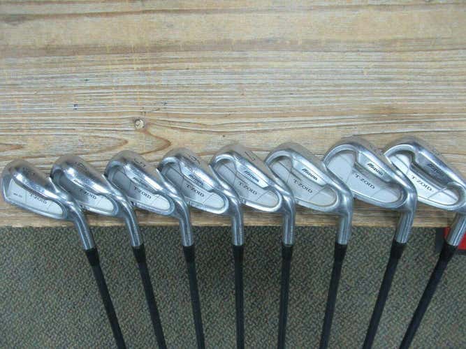 MIZUNO T-ZOID MX20 IRON SET  3 - PW EXSAR STIFF FLEX GRAPHITE NEW GRIPS