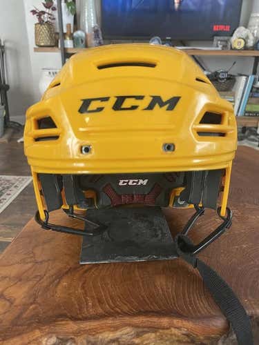 Yellow CCM Resistance 300 Helmet
