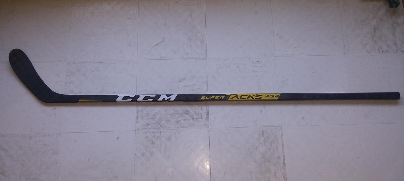 New Senior CCM Right Handed Super Tacks AS2 Pro Hockey Stick Toe Pattern