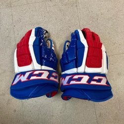 Blue Used Senior CCM U+ CL Gloves 15" (UG521)