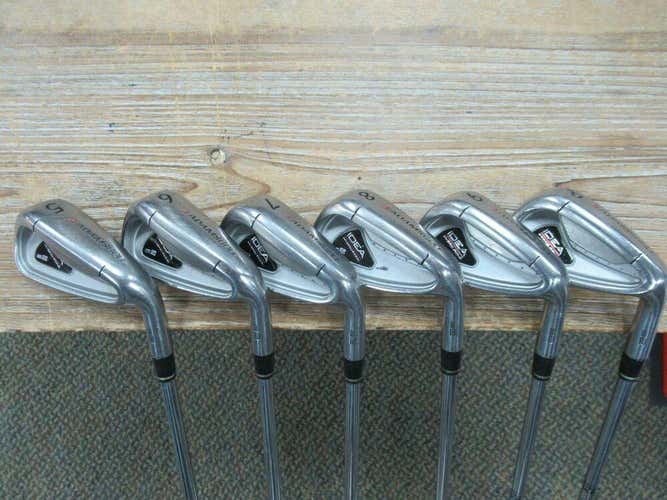 ADAMS IDEA A2 HYBRID IRON SET 5 - PW TRUE TEMPER PLAYERS LITE STEEL NEW GRIPS