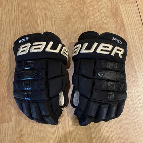 Western Michigan Bauer Nexus 1N 14" Pro Stock Gloves