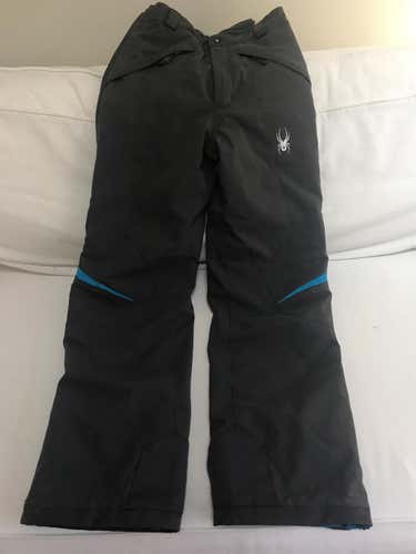 Gray Youth Size 18 Spyder Ski Pants