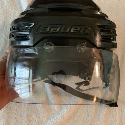 Black Used Large Bauer Re-Akt Helmet