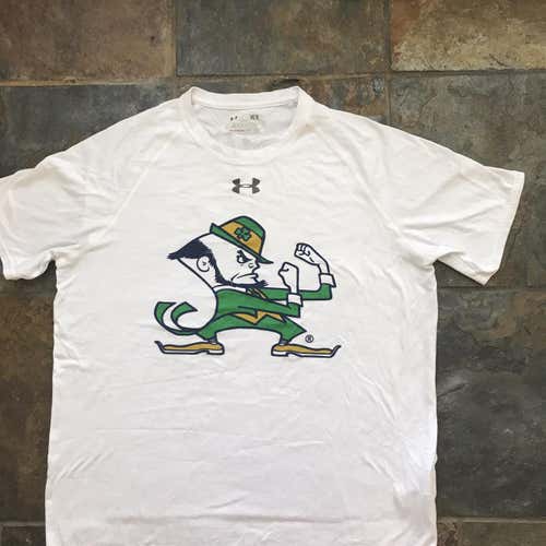 Notre Dame Fighting Irish Lacrosse UA Issued Dry-Fit Tee