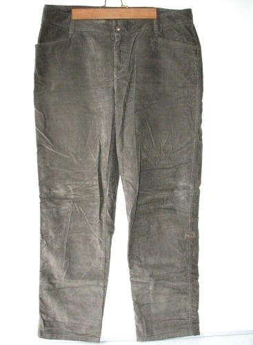 The North Face Women's Gray Hiking Casual Cord Corduroy Jeans Pants - Size Large
