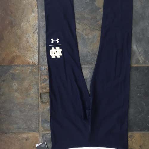 Notre Dame Lacrosse Official Team Issued Under Armour Leggings