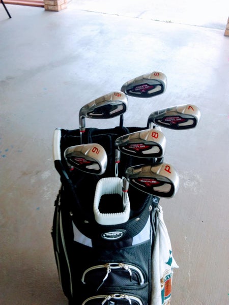 Used Cobra Baffler Iron set 5-PW Steel/Reg flex left hand