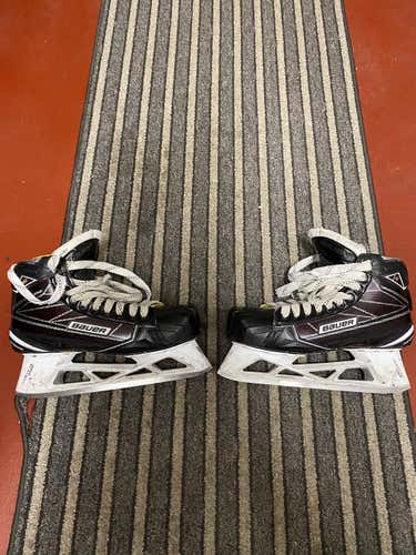 Used Senior Bauer Supreme 1S Hockey Goalie Skates Regular Width Size 10