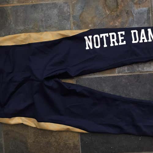 Notre Dame Lacrosse Official Team Issued Under Armour Leggings
