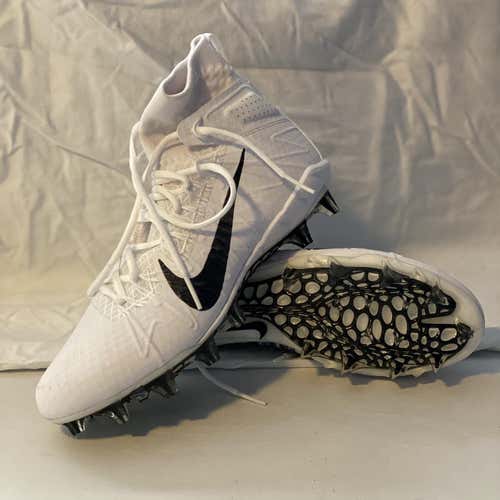 White Adult Molded Cleats High Top