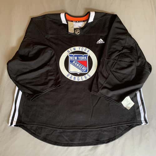 Size 58G Made in Canada Adidas Pro Stock Practice Jersey - New York Rangers