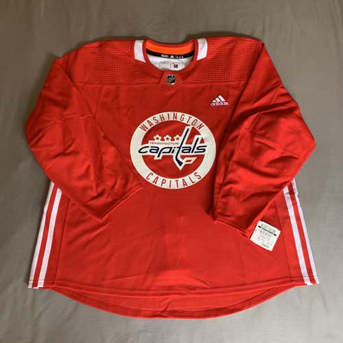 Size 58 Made in Canada Adidas Pro Stock Practice Jersey - Washington Capitals