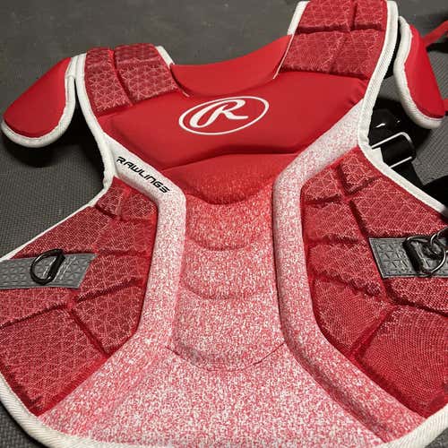 New Red Adult Rawlings Catcher's Chest Protector