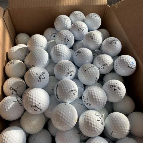 100 Used Callaway Supersoft/Diablo/Warbird Assorted Golf Balls