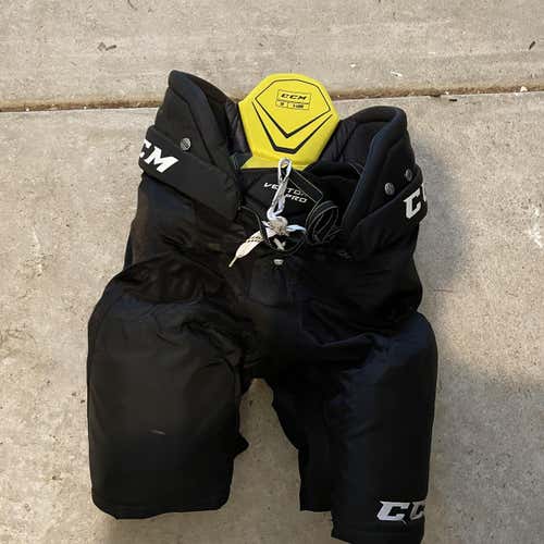 Black Senior XL CCM Super Tacks  Hockey Pants