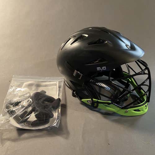 Black Adult Player's Warrior Evo Helmet True