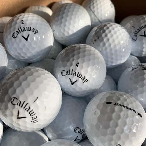 Used Callaway Supersoft/Hex/Diablo/Warbird 48 Pack (4 Dozen) Balls