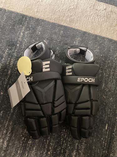 Black New Epoch Integra Select 13" Lacrosse Gloves