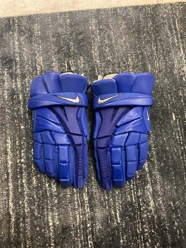 Blue New Nike Vapor Elite 13" Lacrosse Gloves