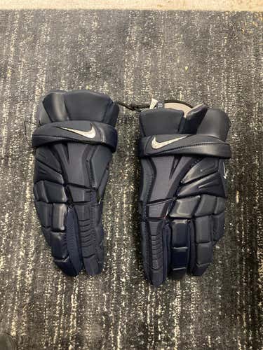 Blue New Nike Vapor Elite 13" Lacrosse Gloves