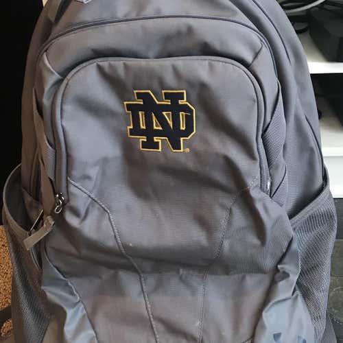 Notre Dame Lacrosse Official Issued Under Armour Backpack